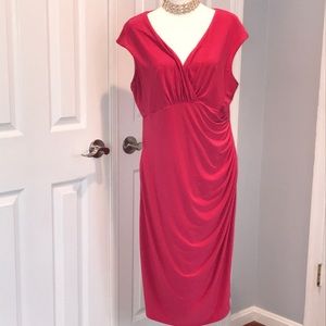 Ralph Lauren watermelon jersey dress